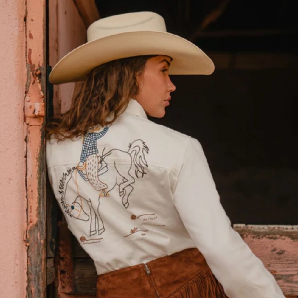 Stetson Embroidered Denim Shirt